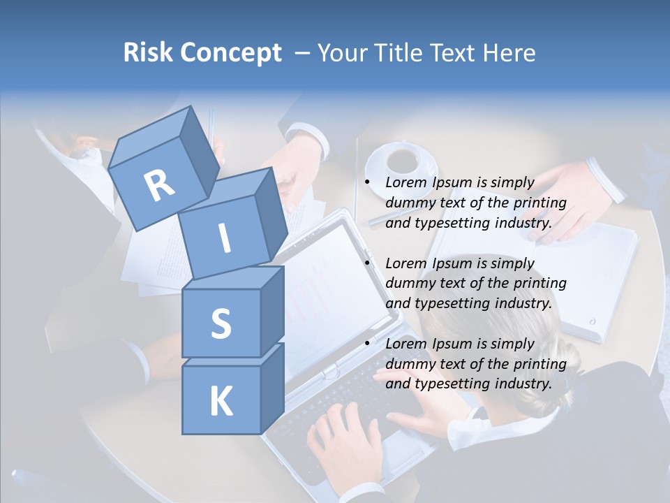 Success Concept Computer PowerPoint Template