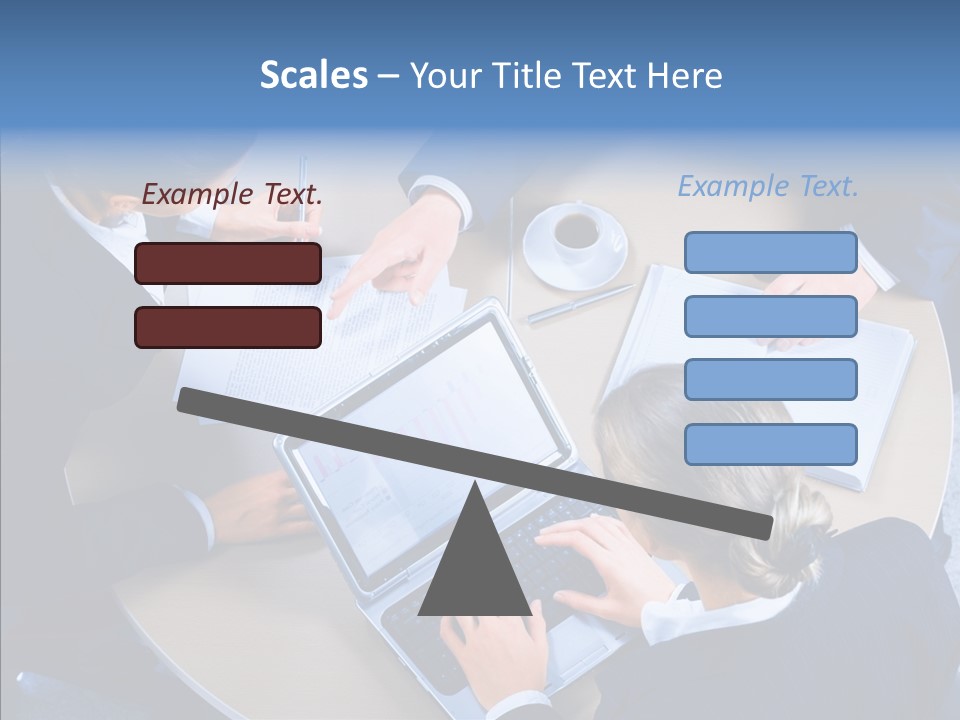 Success Concept Computer PowerPoint Template