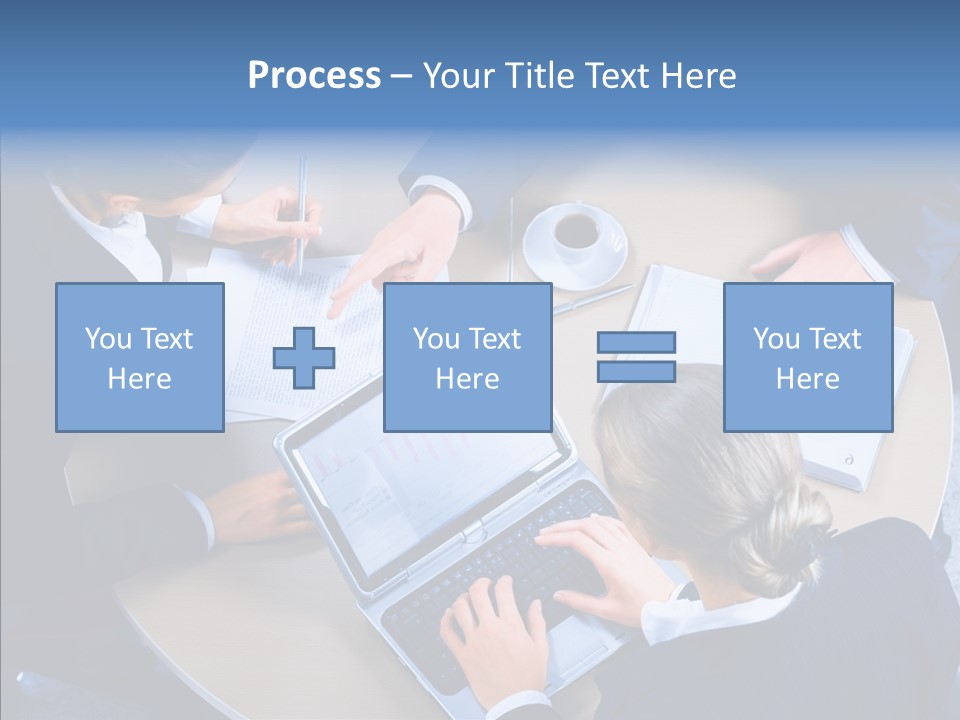 Success Concept Computer PowerPoint Template