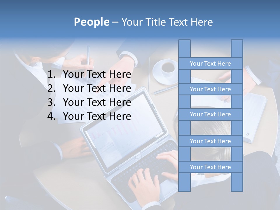 Success Concept Computer PowerPoint Template