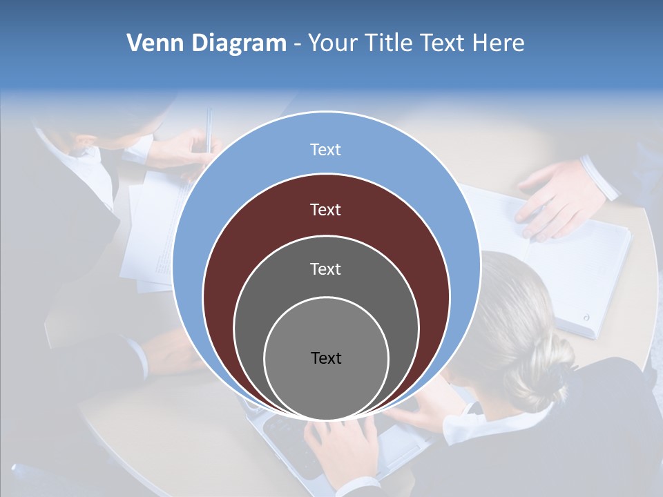 Success Concept Computer PowerPoint Template