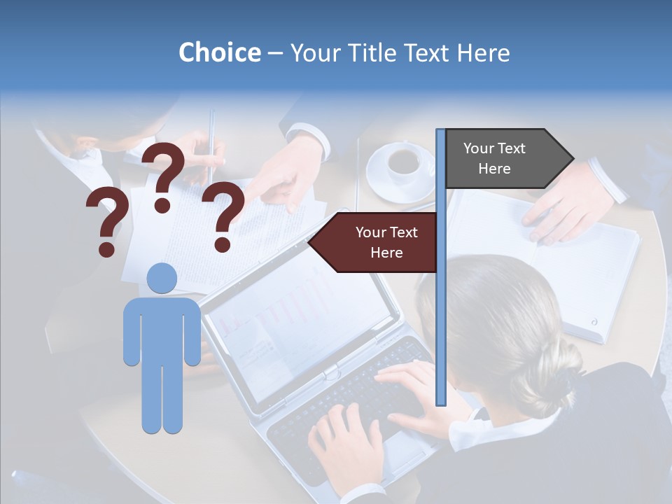 Success Concept Computer PowerPoint Template