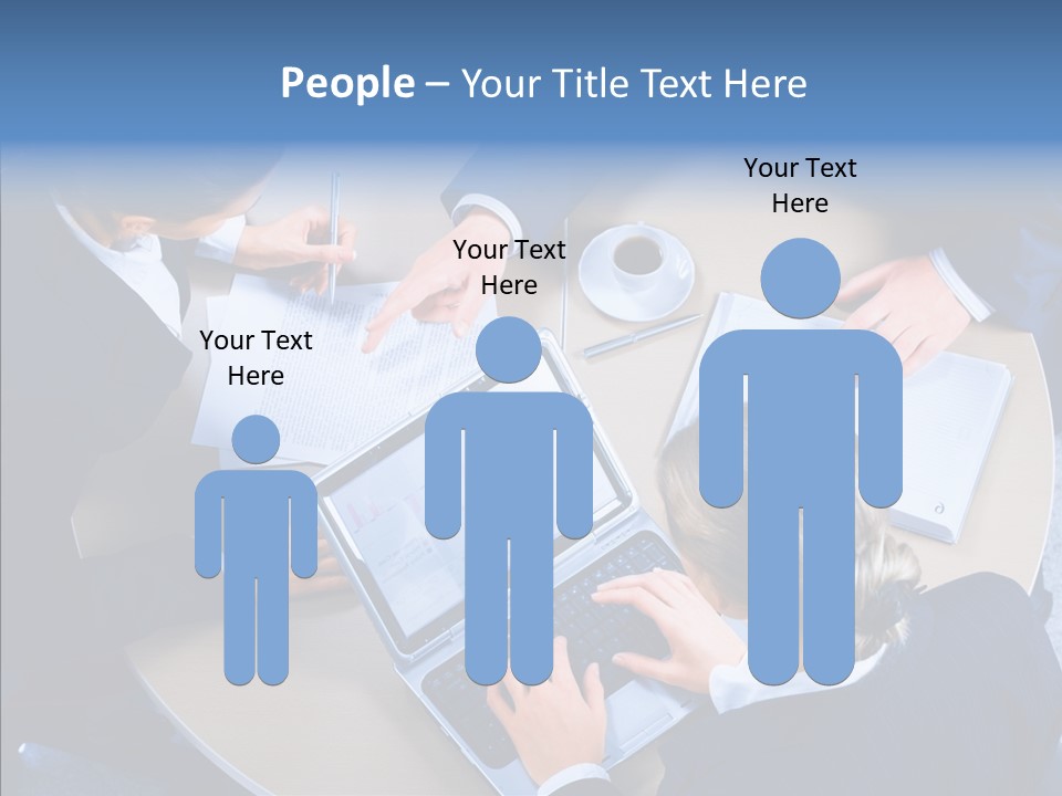 Success Concept Computer PowerPoint Template