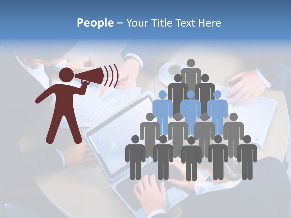 Success Concept Computer PowerPoint Template