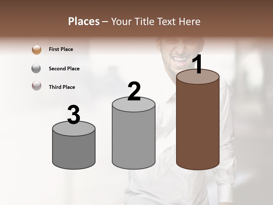 Street Isolated Handsome PowerPoint Template