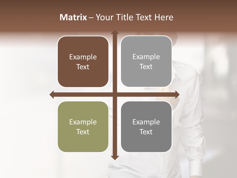 Street Isolated Handsome PowerPoint Template