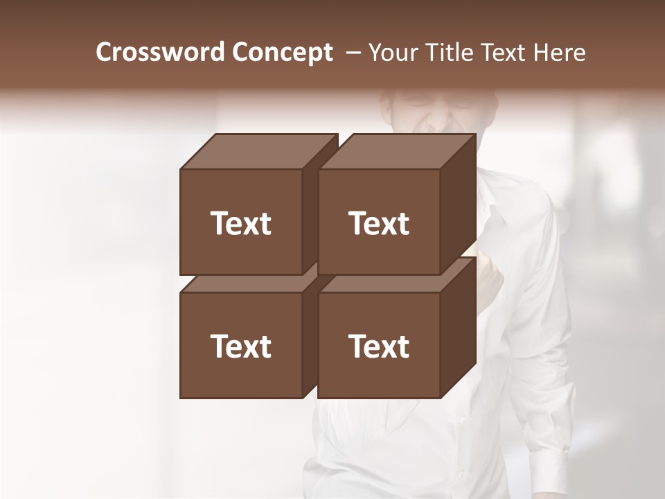 Street Isolated Handsome PowerPoint Template