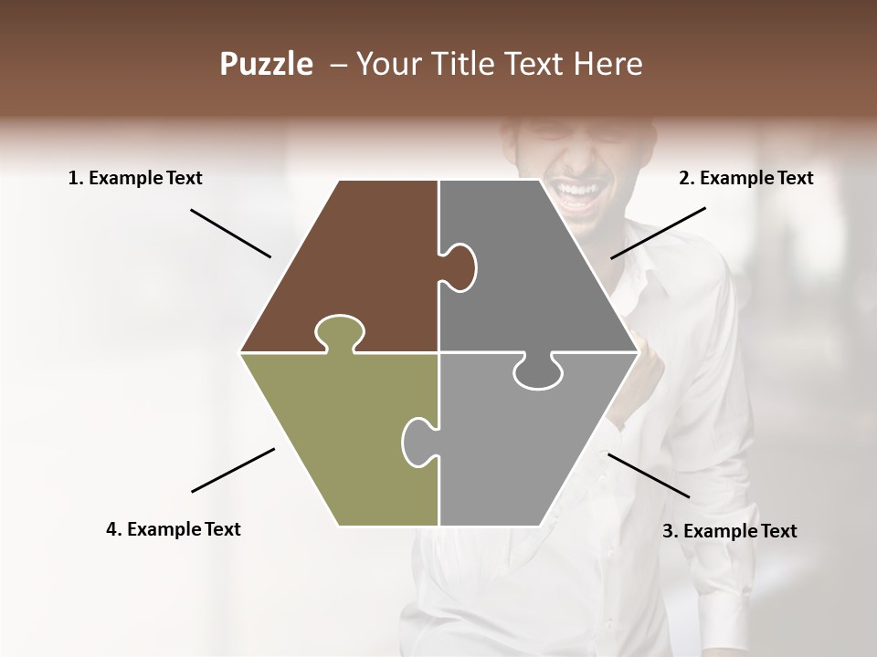 Street Isolated Handsome PowerPoint Template