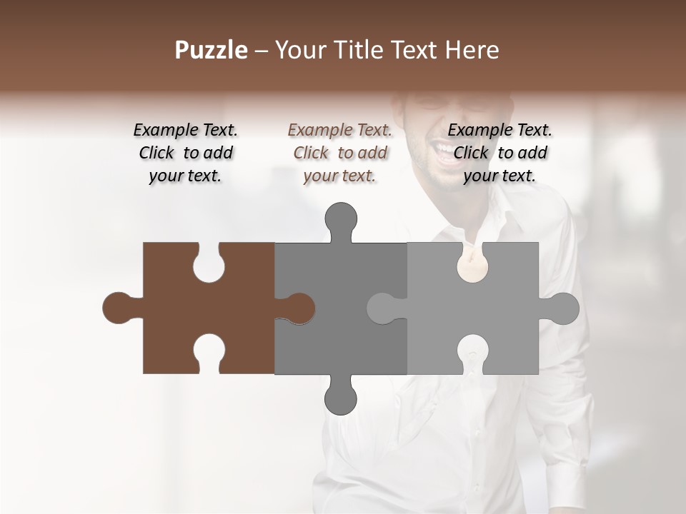 Street Isolated Handsome PowerPoint Template