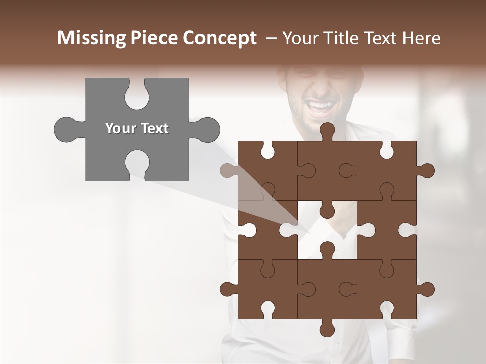 Street Isolated Handsome PowerPoint Template