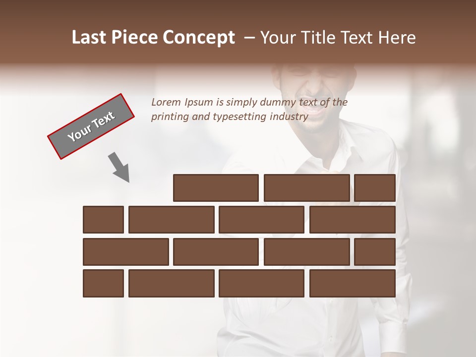 Street Isolated Handsome PowerPoint Template