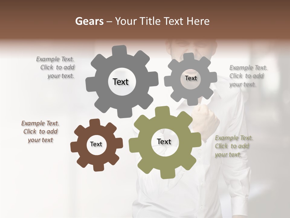 Street Isolated Handsome PowerPoint Template