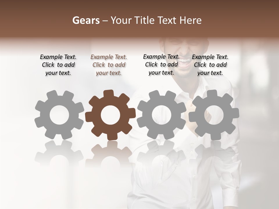 Street Isolated Handsome PowerPoint Template