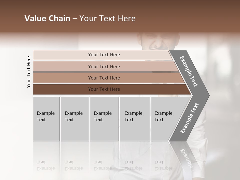 Street Isolated Handsome PowerPoint Template