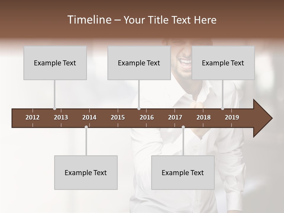 Street Isolated Handsome PowerPoint Template