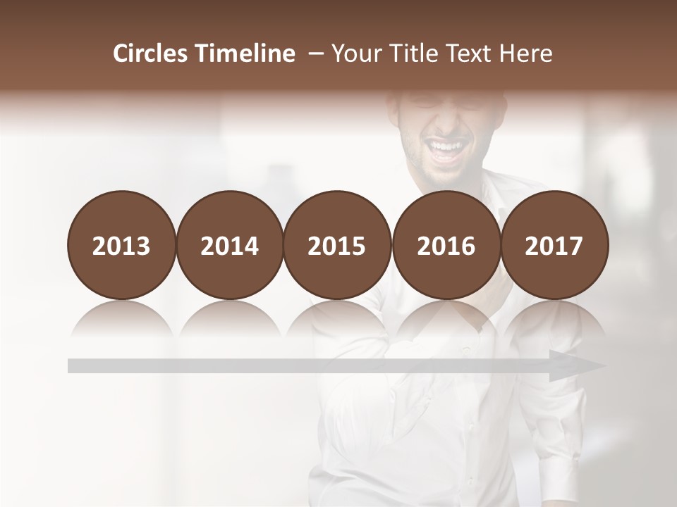 Street Isolated Handsome PowerPoint Template