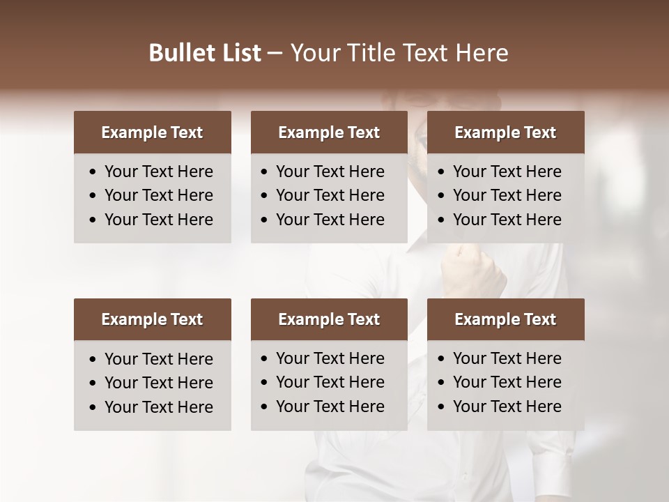 Street Isolated Handsome PowerPoint Template