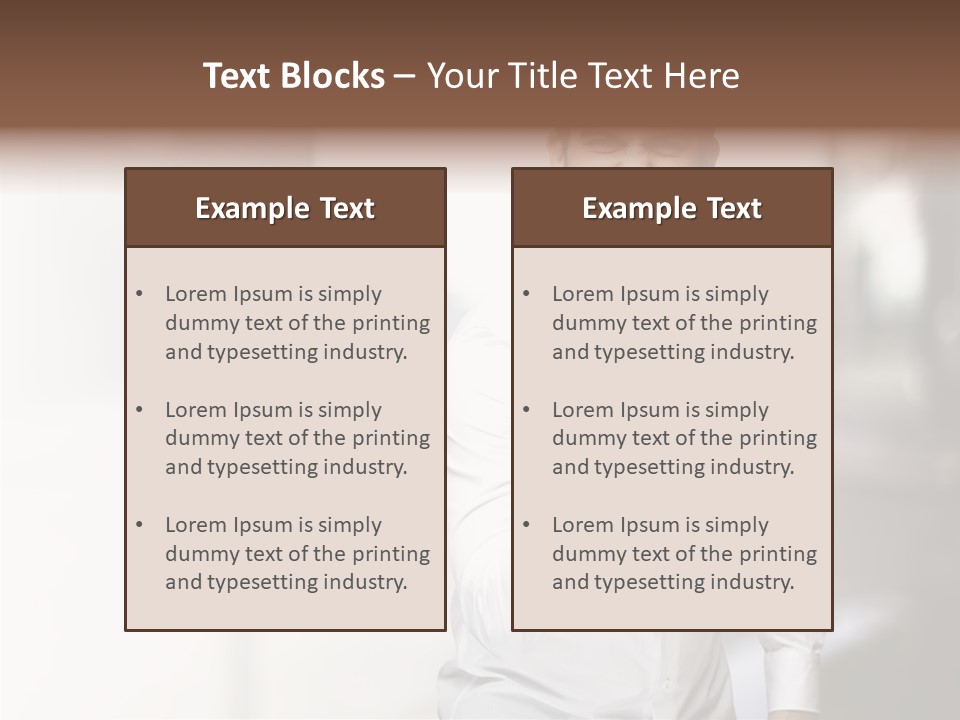 Street Isolated Handsome PowerPoint Template