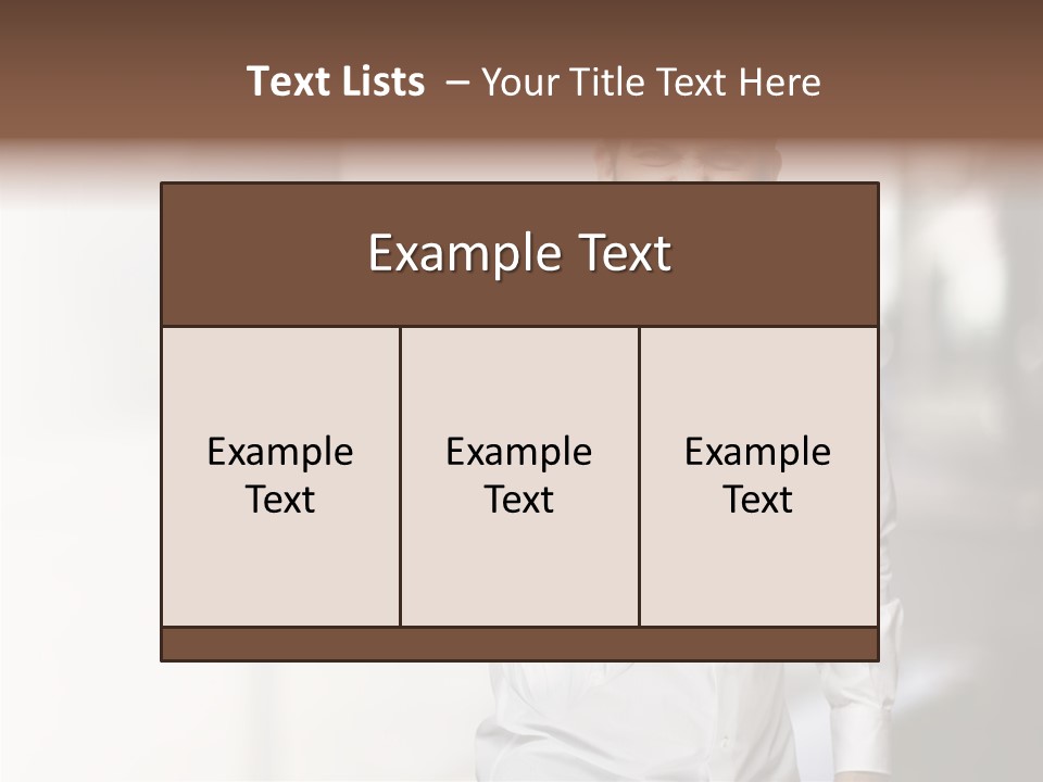 Street Isolated Handsome PowerPoint Template