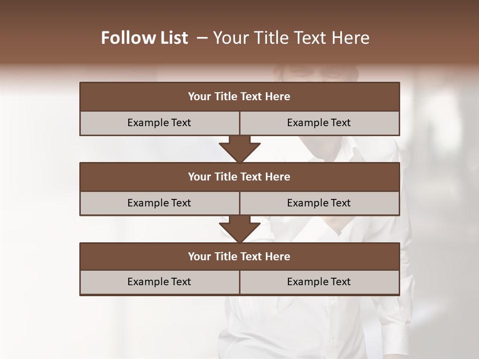 Street Isolated Handsome PowerPoint Template