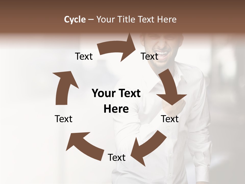 Street Isolated Handsome PowerPoint Template