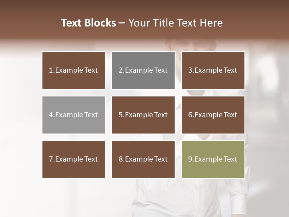 Street Isolated Handsome PowerPoint Template