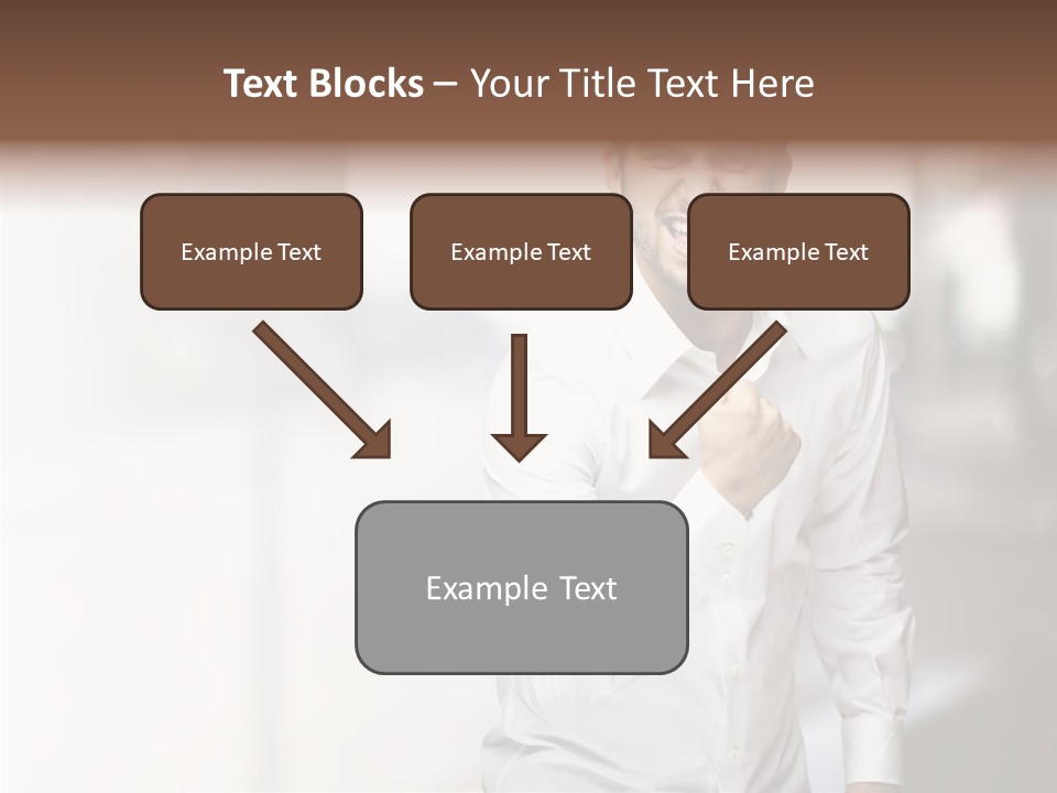 Street Isolated Handsome PowerPoint Template