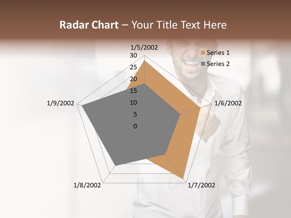 Street Isolated Handsome PowerPoint Template