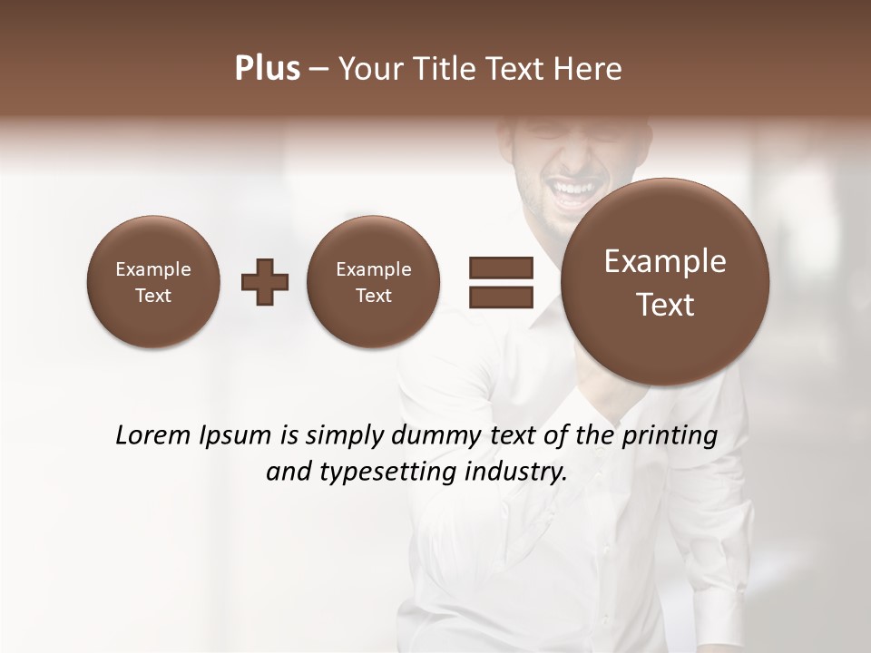 Street Isolated Handsome PowerPoint Template