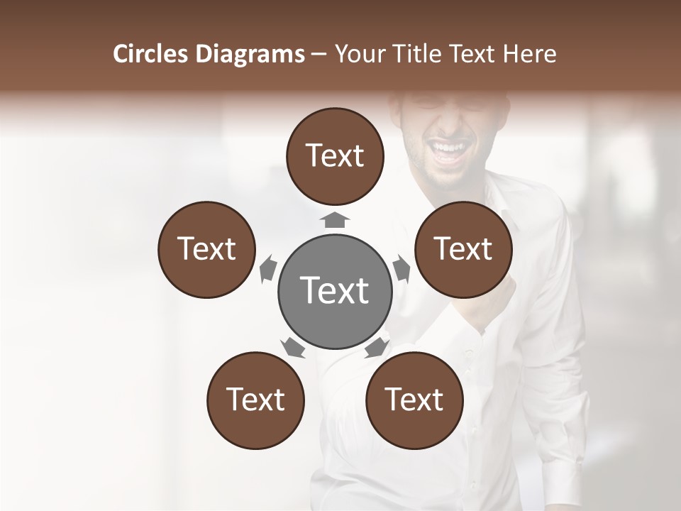 Street Isolated Handsome PowerPoint Template