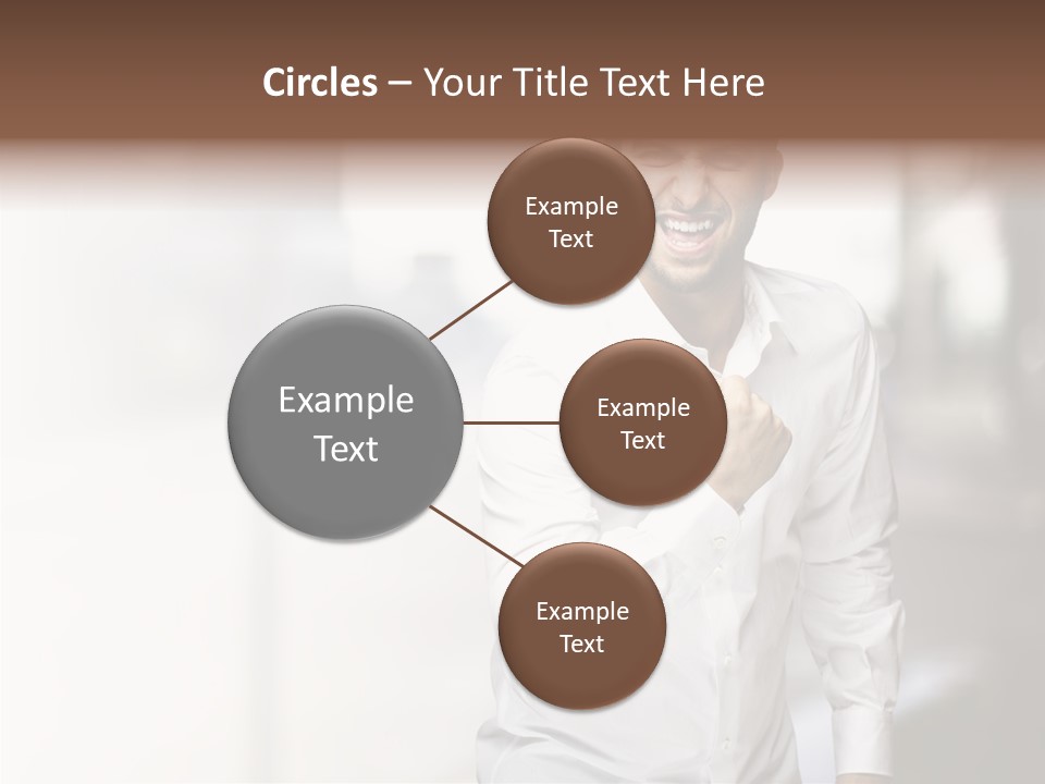 Street Isolated Handsome PowerPoint Template