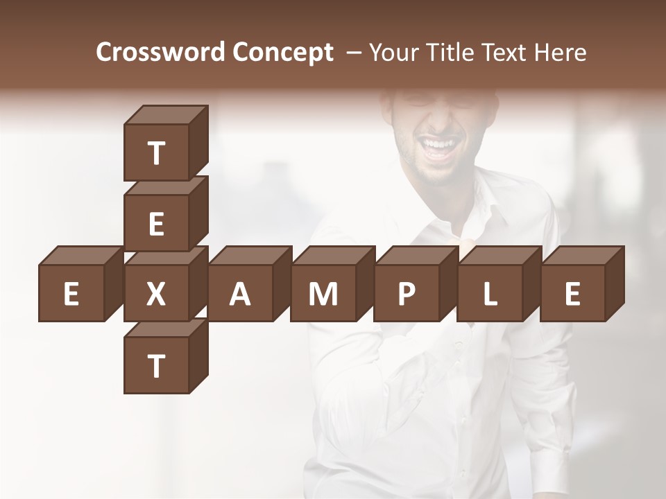 Street Isolated Handsome PowerPoint Template