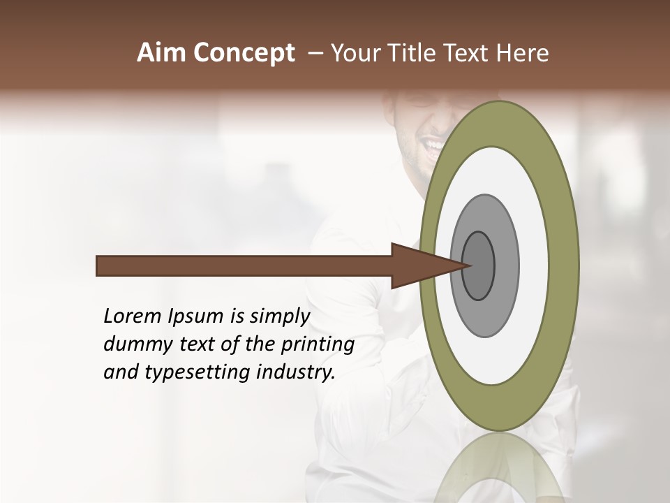 Street Isolated Handsome PowerPoint Template