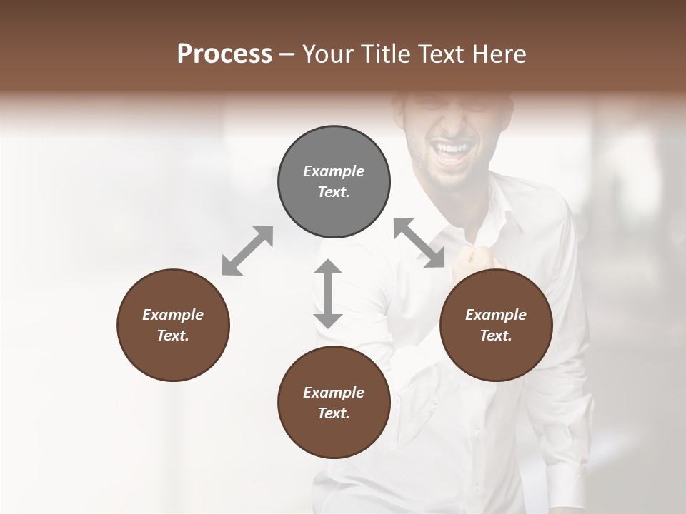 Street Isolated Handsome PowerPoint Template