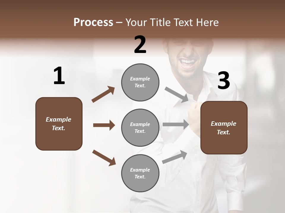 Street Isolated Handsome PowerPoint Template