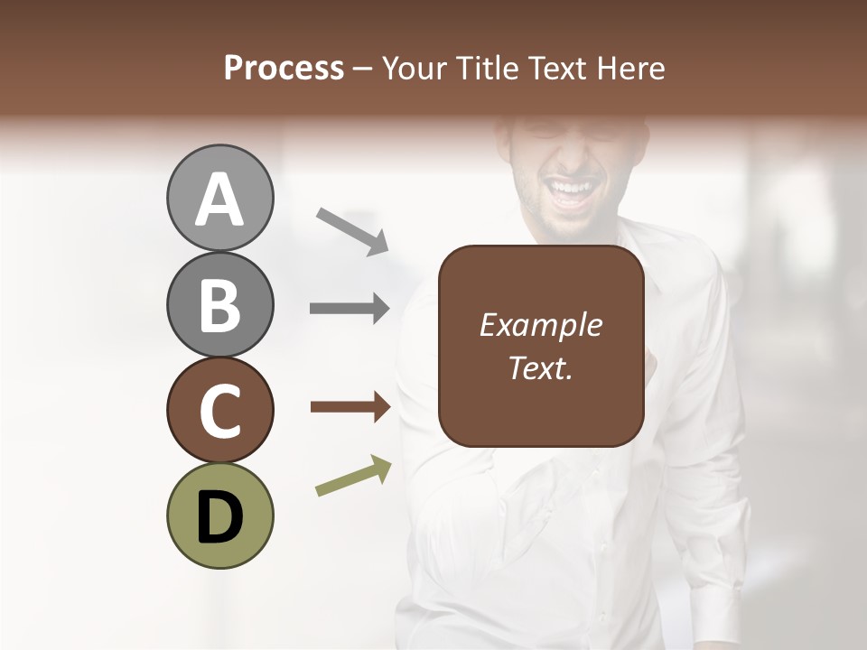 Street Isolated Handsome PowerPoint Template