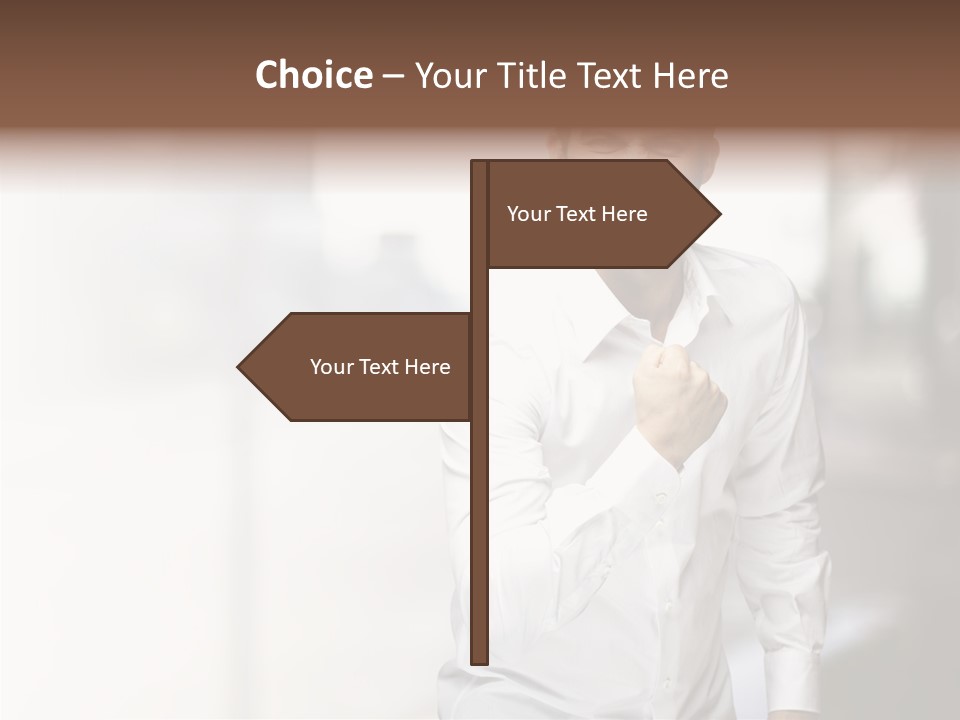 Street Isolated Handsome PowerPoint Template