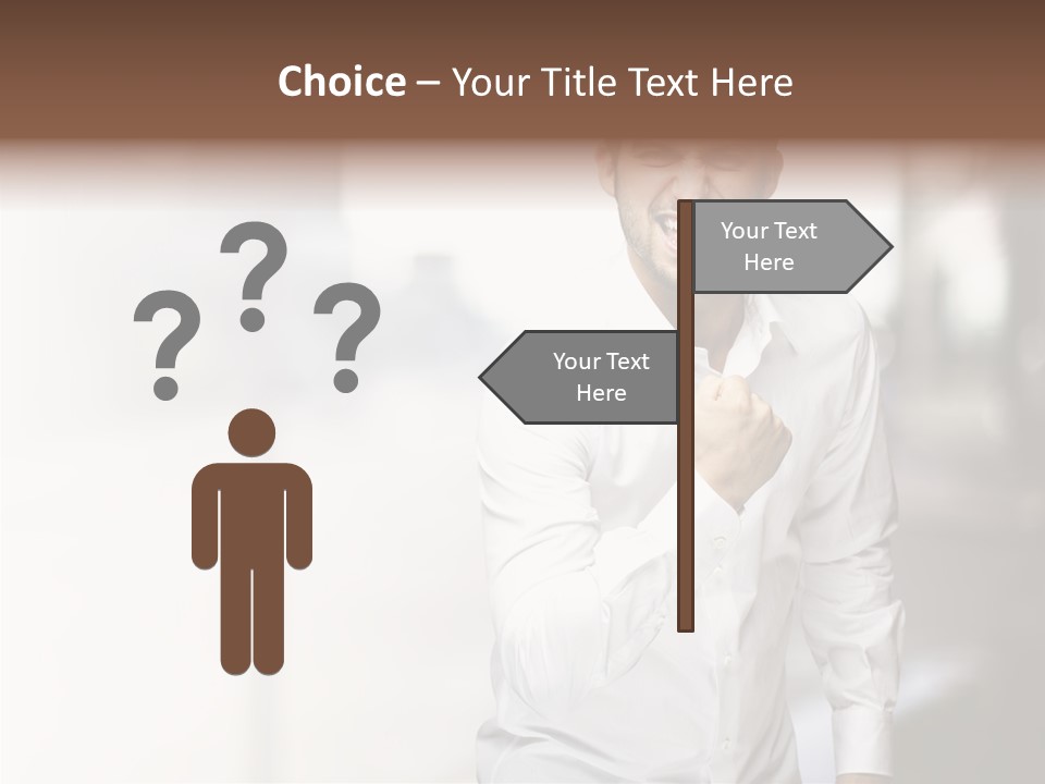 Street Isolated Handsome PowerPoint Template