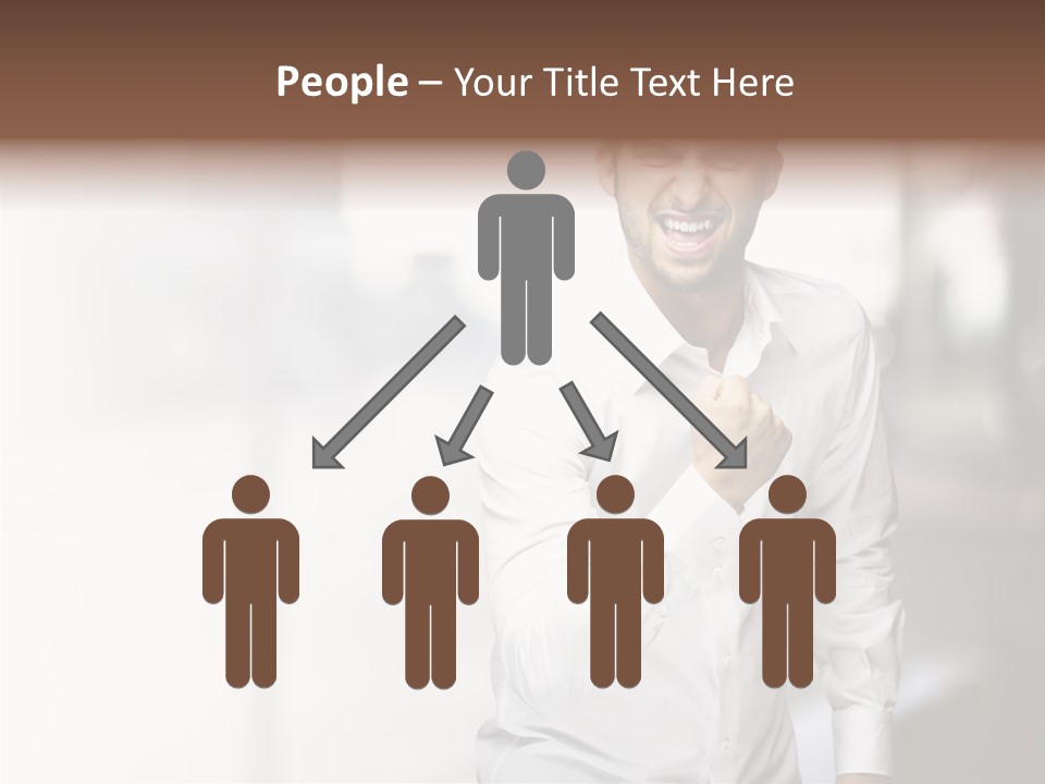 Street Isolated Handsome PowerPoint Template