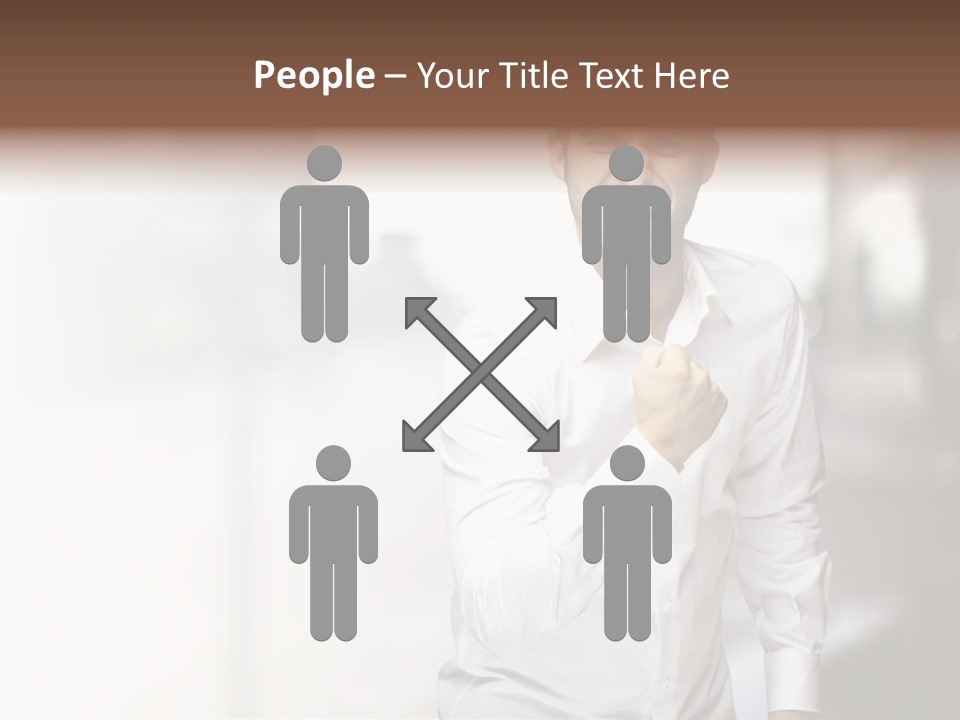 Street Isolated Handsome PowerPoint Template