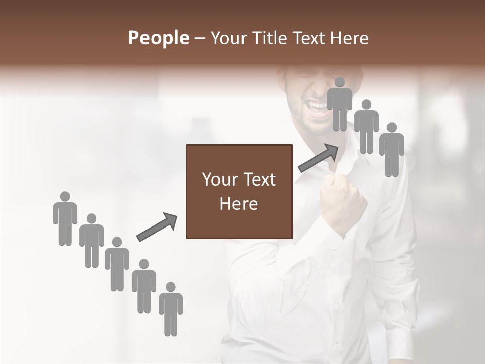 Street Isolated Handsome PowerPoint Template