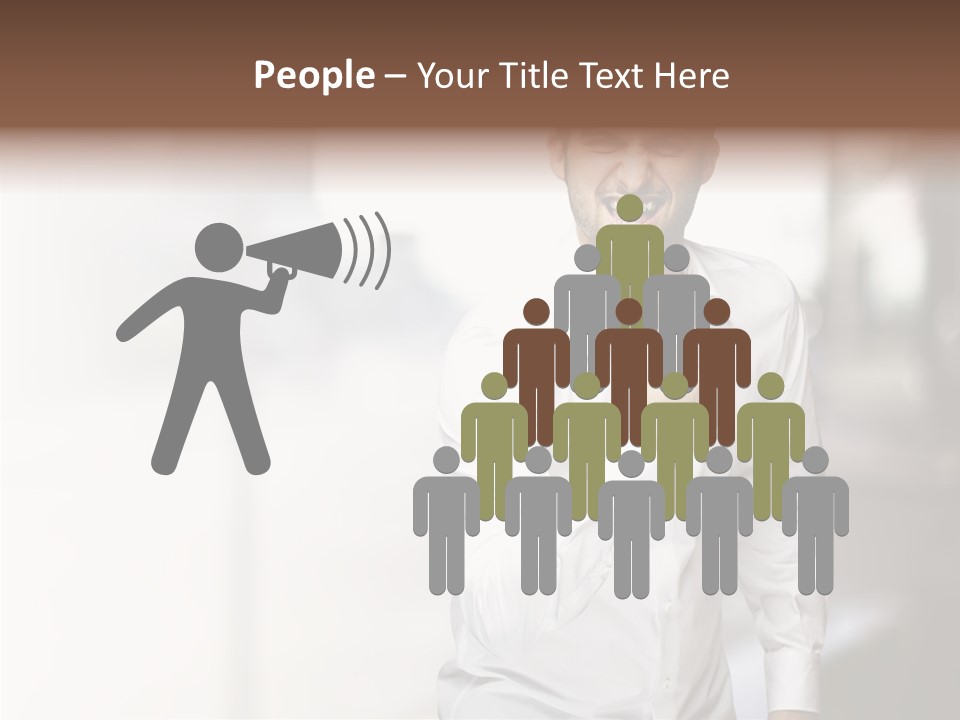 Street Isolated Handsome PowerPoint Template