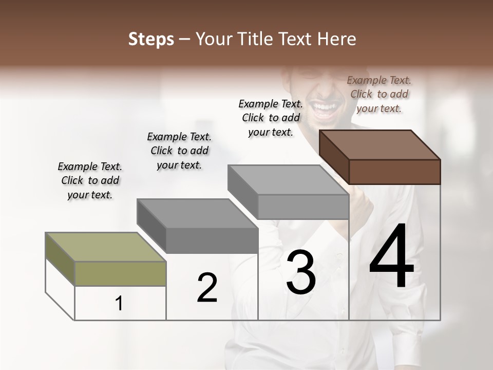 Street Isolated Handsome PowerPoint Template