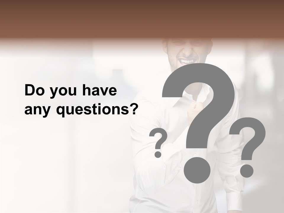 Street Isolated Handsome PowerPoint Template