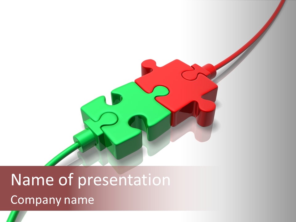 Feed Plug Rendered PowerPoint Template