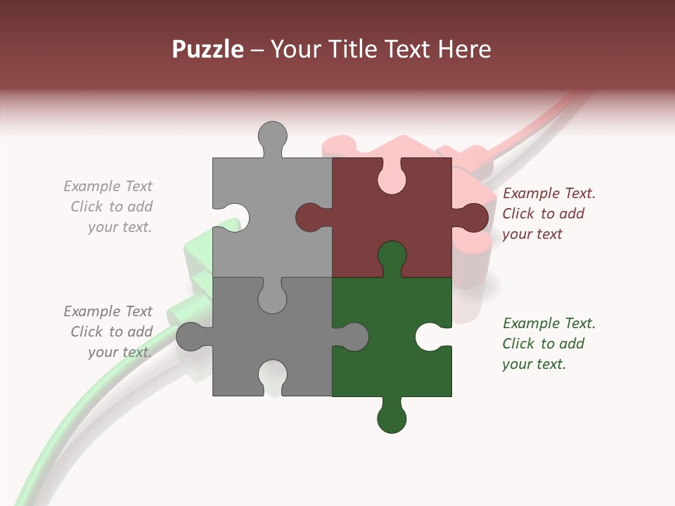 Feed Plug Rendered PowerPoint Template