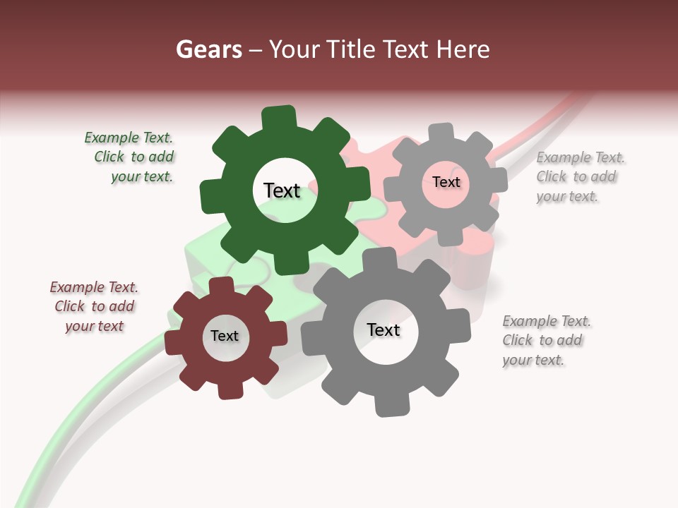 Feed Plug Rendered PowerPoint Template