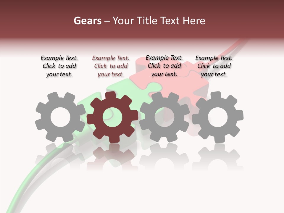 Feed Plug Rendered PowerPoint Template