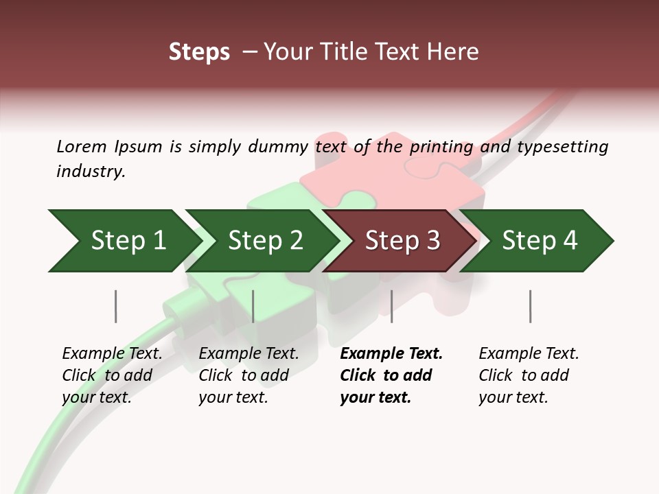 Feed Plug Rendered PowerPoint Template