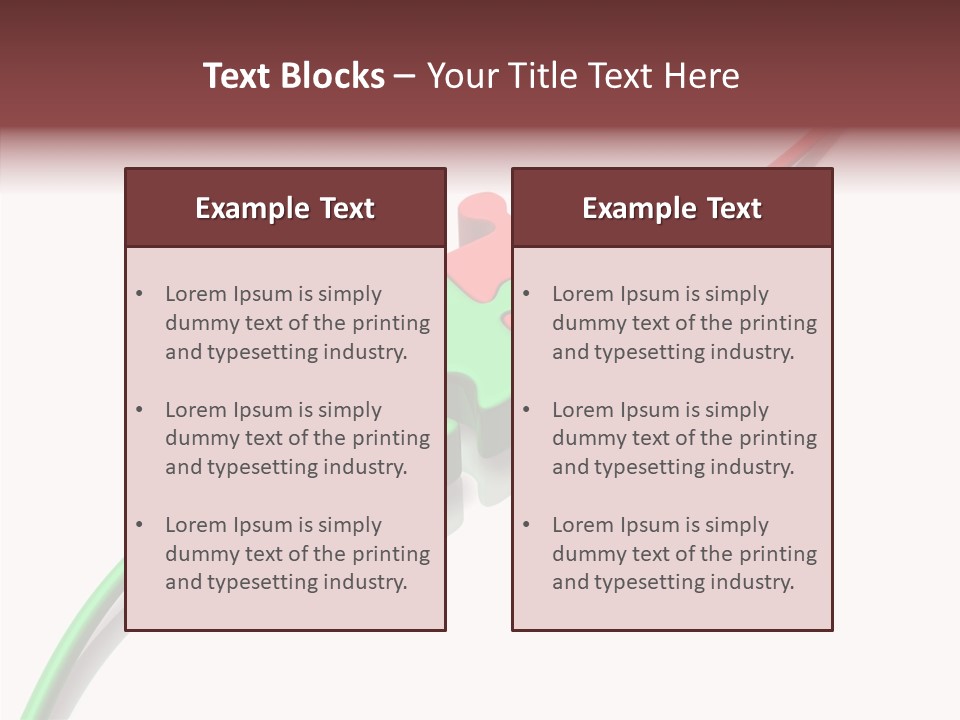 Feed Plug Rendered PowerPoint Template